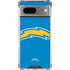 NFL Los Angeles Chargers Large Logo Google Pixel 7a Clear Case